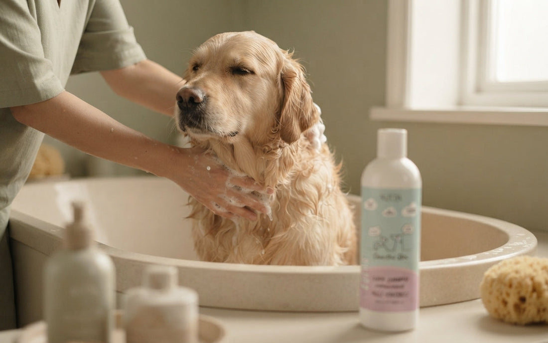 Il tuo cane ha la cute arrossata o si gratta dopo il bagno? Scopri come lavare un cane con pelle sensibile a casa ed evita irritazioni con i prodotti giusti.