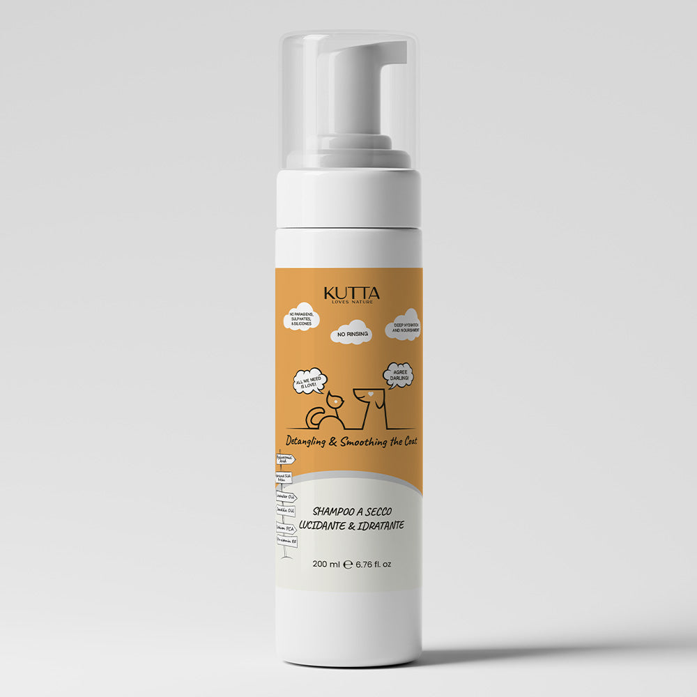 Trockenschaum-Shampoo für Hunde Kutta – Feuchtigkeitsspendend 200 ml