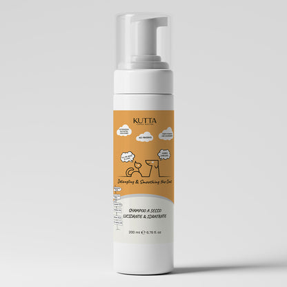 Trockenschaum-Shampoo für Hunde Kutta – Feuchtigkeitsspendend 200 ml