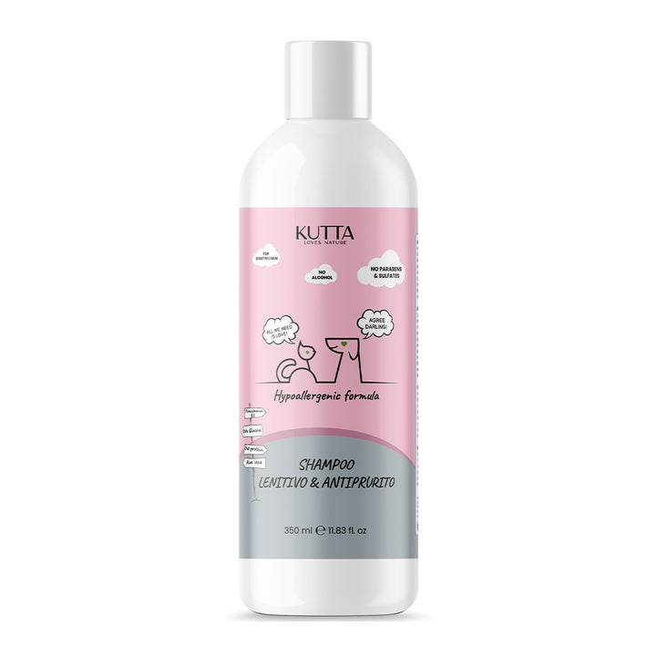 Shampoo antiprurito per cani Kutta – Formula lenitiva 350 ml