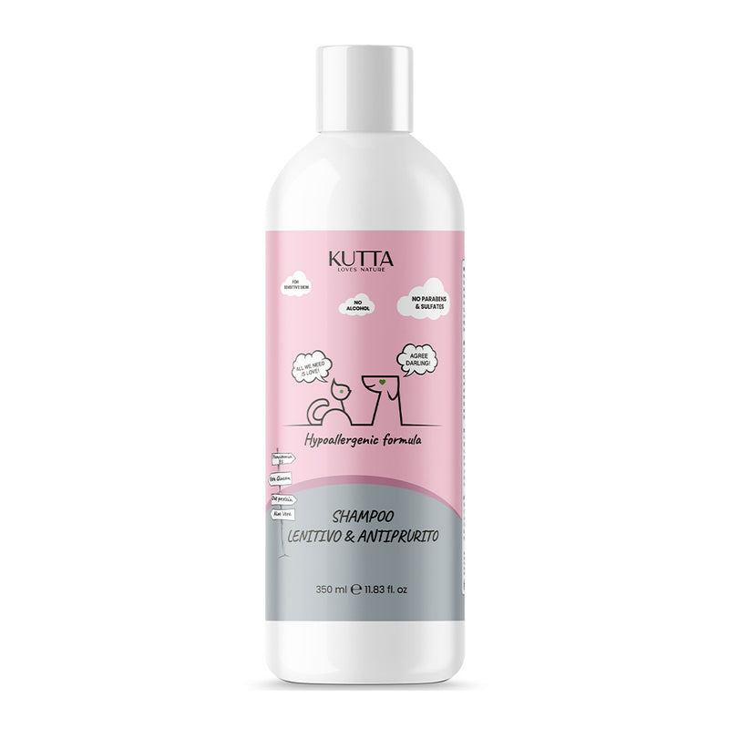 Shampoo antiprurito per cani Kutta – Formula lenitiva 350 ml