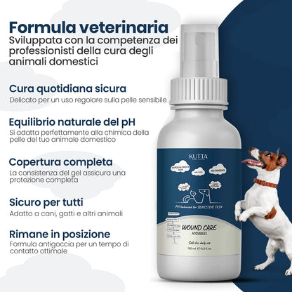 Spray idrogel per cani Kutta per piccole ferite