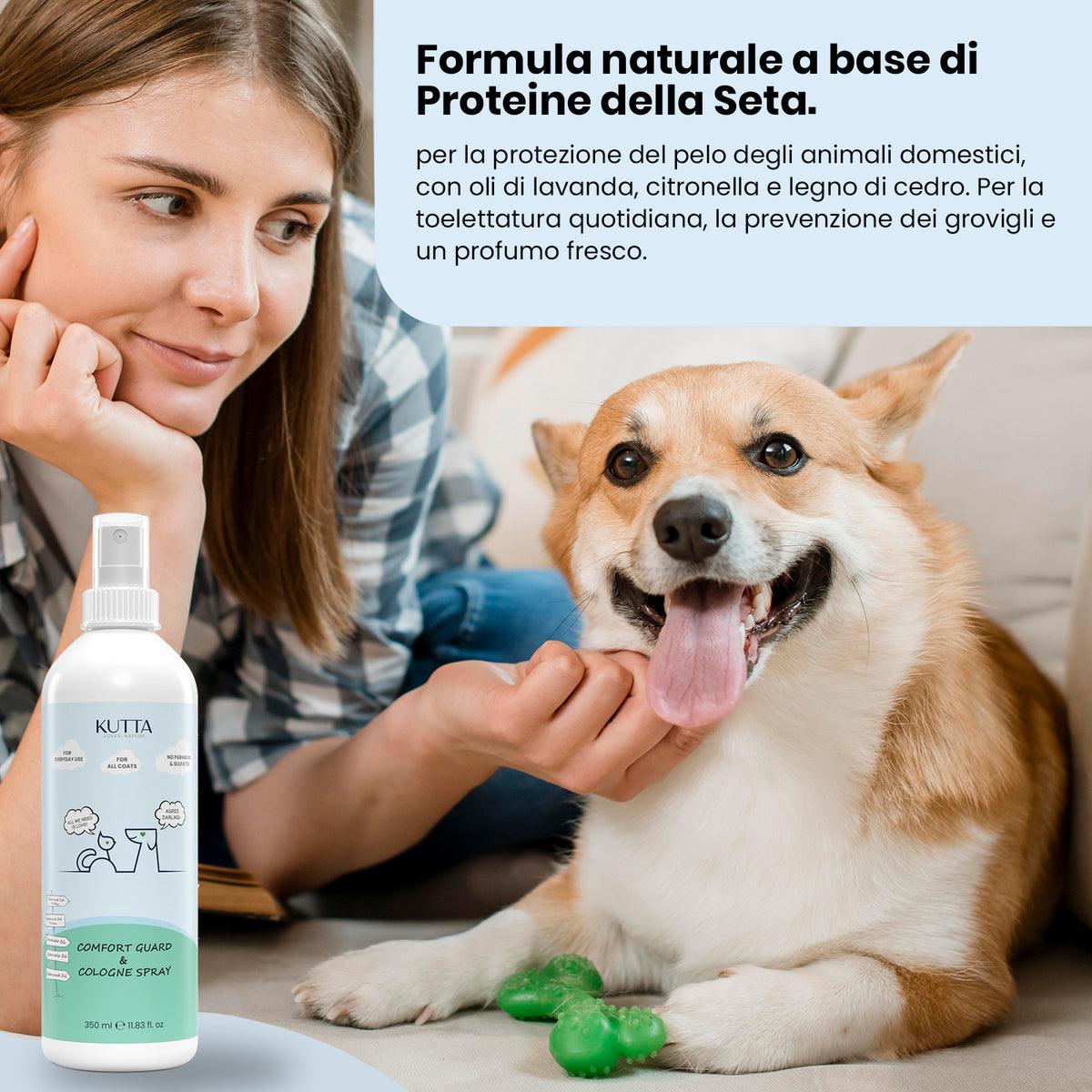 Kutta spray antiparassitario per cani 350 ml