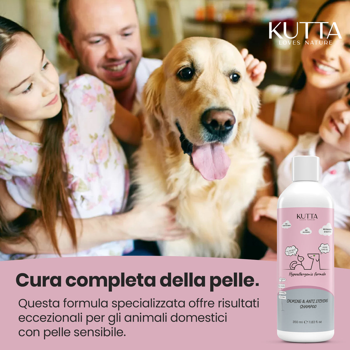 Kutta shampoo antiprurito per cani 350 ml
