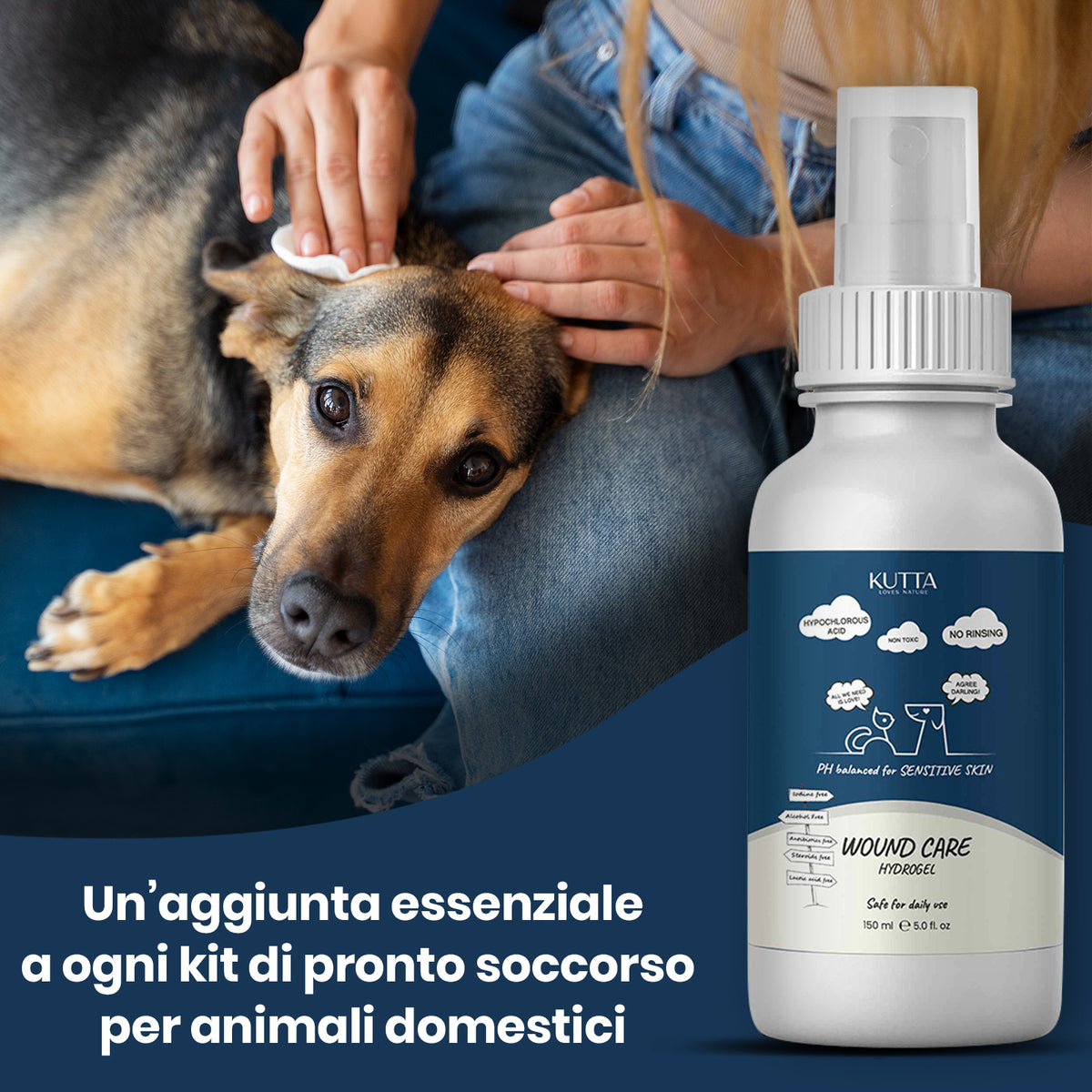 Kutta spray idrogel per cani 150 ml