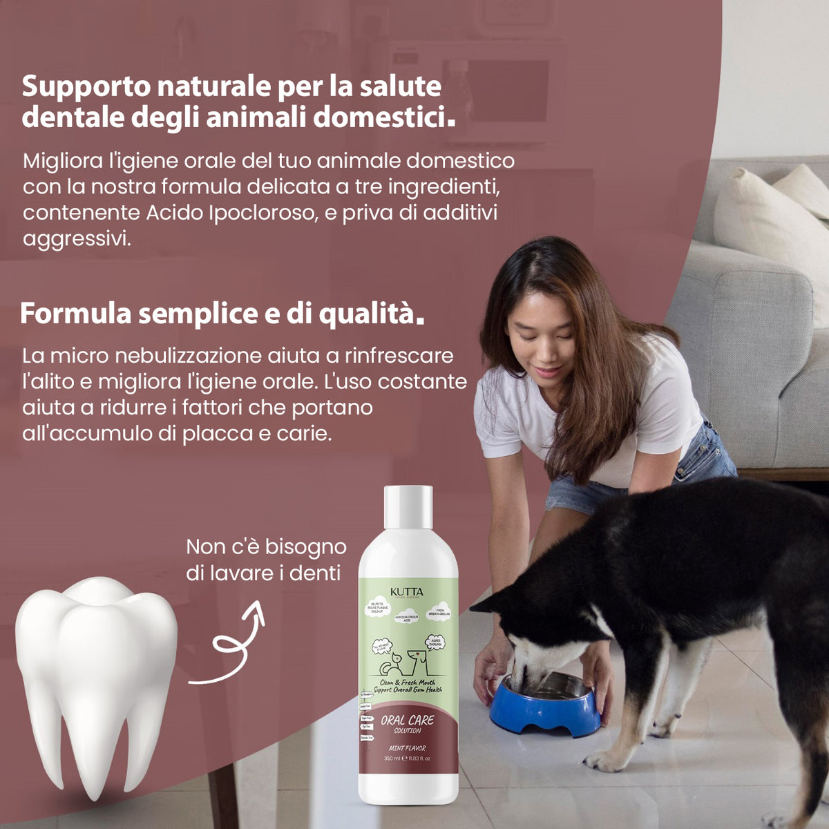 Kutta spray dentale per cani 350 ml